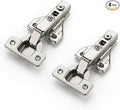 Ravinte 2 Pair 4 Packs Full Overlay Cabinet Door Hinges for Face Frame Cabinet,105 Degree Adjustable Concealed Kitchen Cabinet Hinges Soft Close
