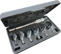 Mastercool 70078 Torque Wrench Kit, 10–75 Nm, R410A Flare Nut Tool, 6 Metric Heads (17, 22, 24, 26, 27, 29 mm) with Blow-Molded Case | Precision HVAC Torque Wrench | U.S.-Based Support