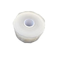 Silicone Rubber Tape, Clear 2-Inch x 36-Feet, Adhesive Tape for Plumbing, Waterproof, Heat Resistant, Self-Fusing, Electrically Insulating, Hand Tool Grip