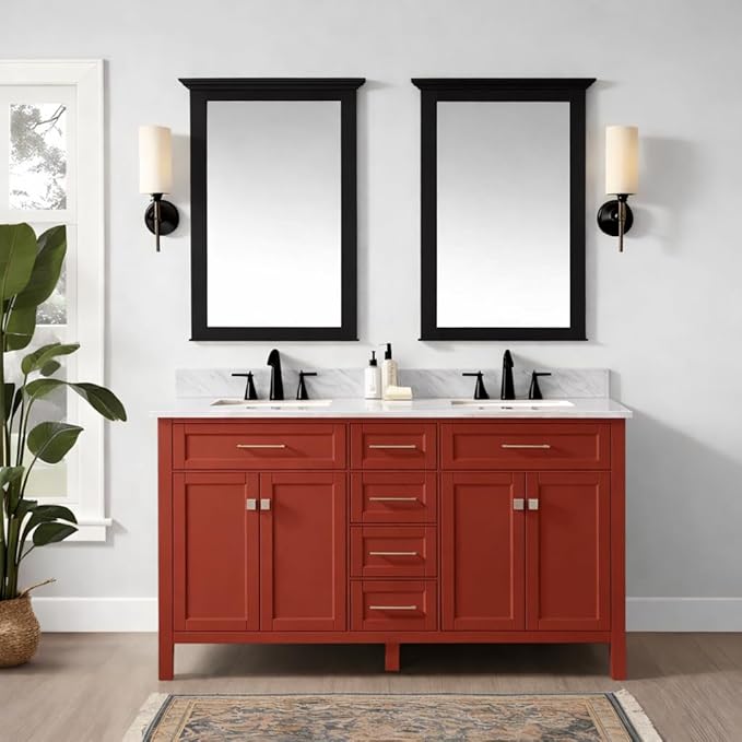 ALL-IN-ONE Paint by Heirloom Traditions, Paprika (Autumn Orange),Quart - Durable cabinet and furniture paint. Built in primer and top coat, no sanding needed. Includes our 30 featured color card.