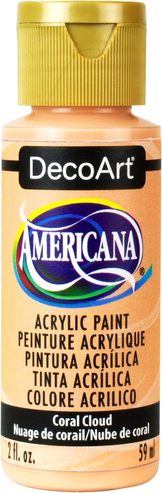 DecoArt Americana Acrylic Paint, 2-Ounce, Coral Cloud