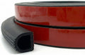 Pangda 18Ft D Shape Rubber Weather Stripping Foam Self-Adhesive EPDM Seal Strip for Noise Reduction Waterproof Dustproof for Cars Boats RVs Windows Doors (0.59" W x 0.55" H)