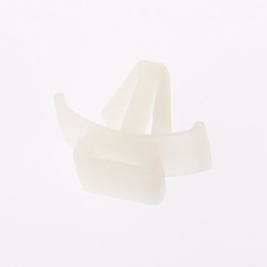 Panduit PWMS-H25-C Push Barb Cable Tie Mount, Nylon 6.6, Indoors Environment, Push Barb Mounting Method, Natural, 0.25" Panel Hole Diameter, 0.11" Max Panel Thickness (Pack of 100)