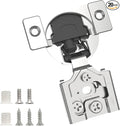 Chibery 20 Pack 5/8" Overlay 3D Soft Close Concealed Hinge for Face Frame Door, Smooth Slow Self Closing Hinges, Satin Nickel, Hidden 105° Open Angle Stainless Steel Hinge for Kitchen Cabinet Door