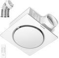 VIVOHOME AutoFlow Bathroom Exhaust Fan with Humidity Sensor (160-110-50CFM) - Energy-Saving EC Motor,10.2-inch Ceiling Retrofit Bath Fan, No Attic Access Needed(Install Kit, 4-in Duct Included)