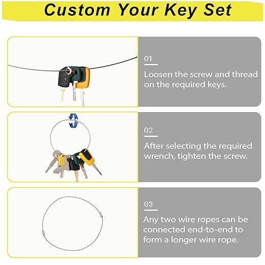 42 Heavy Equipment Keys Master Set, Construction Machine Operator Ignition Key Set for Caterpillar Bobcat JD Case JLG JCB Volvo Hyster Ford New Holland Yanmar Takeuchi Kubota Komatsu Toyota Hitachi