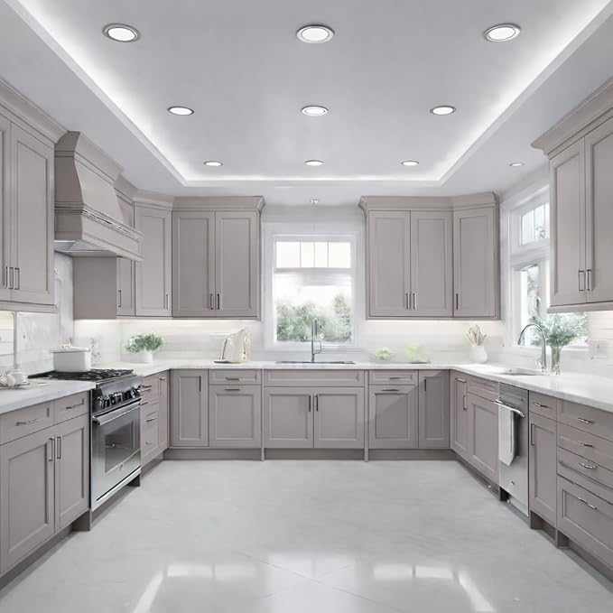 ALL-IN-ONE Paint by Heirloom Traditions, Haze (Gray Lavender), Quart - Durable cabinet and furniture paint. Built in primer and top coat, no sanding needed. Includes our 30 featured color card.