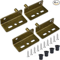 Aifeier ET 2 Sets Pivot Hinges Bronze Heavy Duty Concealed Shaft Door Hinges with Bushing for Wood Doors, Drawers, Furniture Cabinets, Wardrobe, Showcase, etc