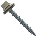 10 x 1-1/2" ASH Gray Metal Roofing Screws - Hex Washer Head- Self-Starting/Tapping - EPDM Washer. 1 x 250 Count Bag - 250 Screws