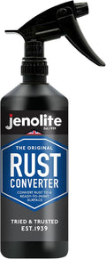 JENOLITE Rust Converter Trigger Spray for Metal 500 ml (16.9 fl oz) All In One Fast‑Acting Water‑Based Rust Reformer, Primer & Inhibitor. Converts Rust to a Paint‑Ready Surface. Made In Britain.