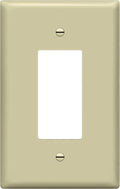 ENERLITES Decorator Light Switch or Receptacle Outlet Wall Plate, Gloss Finish, Over-Size 1-Gang 5.5" x 3.5", Unbreakable Polycarbonate Thermoplastic, UL Listed, 8831O-I, Ivory