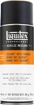 Liquitex Professional Soluvar Matte Varnish, 295g (10.4-oz), Aerosol Spray