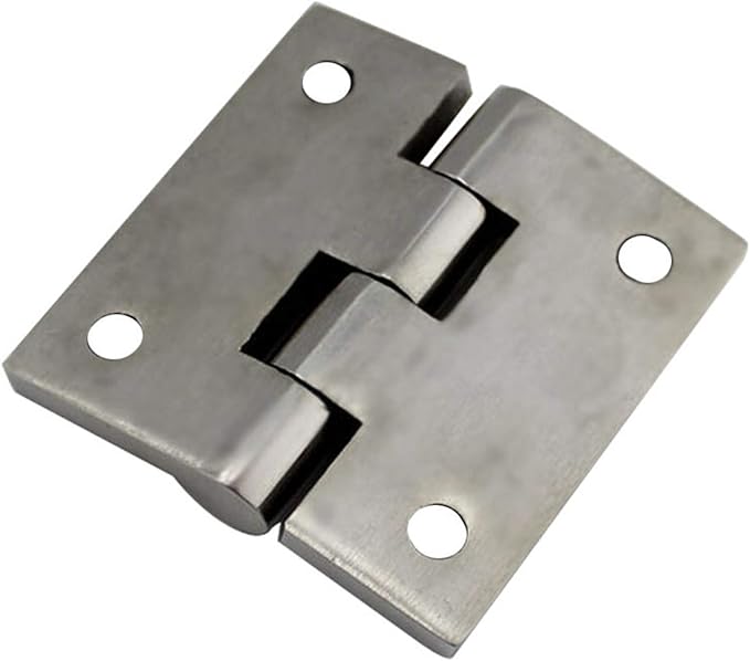 Marine Grade CAST Solid 316 Stainless Steel Mirror Polished Butt Hinges Marine Stainless Steel Heavy Duty/ 1.5" x 1.5" Pair for Boat, RVs
