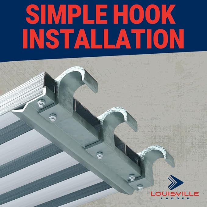 Louisville Ladder 7 ft. x 19 in. (3-Pack) Scaffolding Platform, Aluminum Work Platform and Scaffold Plank, 75 psf-Load Capacity, PD9207-3