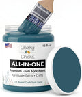 Chalky Chicks 16 Fl Oz Matte Jaded (Jade) Chalk Paint for Furniture Without Sanding - No Prep Furniture Paint No Sanding All in One for Crafts, Wood, Walls, Cabinet, Metal, Dresser, Farmhouse