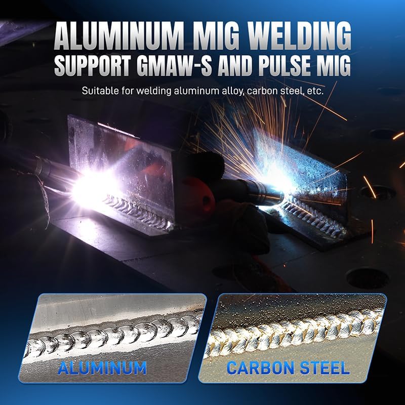 ANDELI Multiprocess MIG Welder,Plasma Cutter Welder Combo for 110V/220V