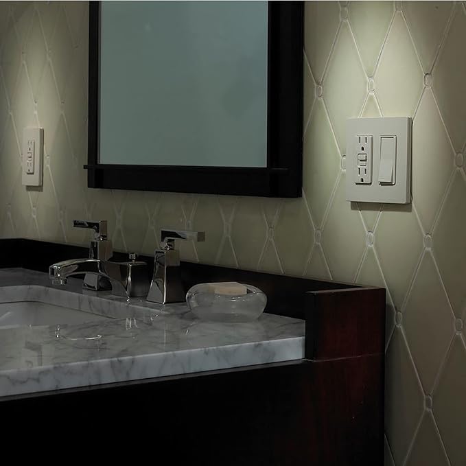 Lutron Claro 2 Gang Decorator/Rocker Wallplate, Satin, Midnight (1-Pack) | SC-2-MN