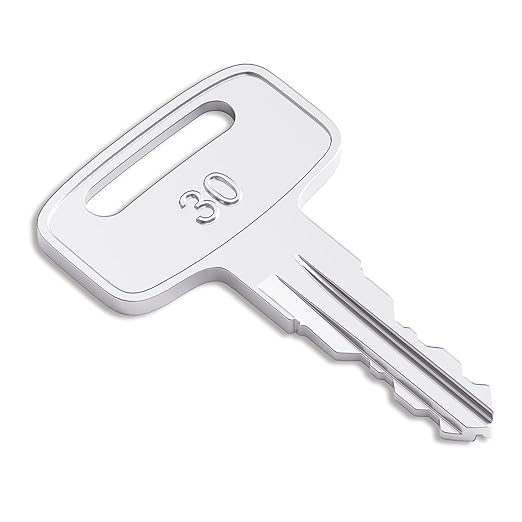 Heavy Equipment Ignition Keys, 10 Pcs 160431 Ignition Keys Fit Wacker Neuson Trench Roller RT56-SC, RT82-SC, RT82-SC2, RTX-SC, RD7H-ES1