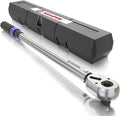 SuZhi 3/4'' inch drive 100-400 ft lb/136-542N.M Torque Wrench/Aluminum Alloy handle & Cr-Mo Material Head, Heavy Duty, Professional,Dual Direction, Store in Solid Case