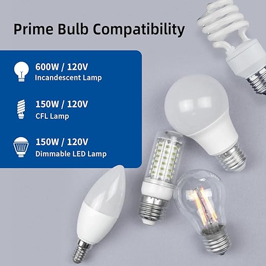 ELEGRP Digital Toggle Dimmer Switch for Dimmable LED, CFL and Incandescent Light Bulbs, Single Pole or 3-Way Toggle LED Dimmer Light Switch, Wall Plate Included, UL Listed, 10 Pack, Black