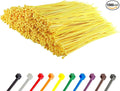 GTSE 8 Inch Yellow Zip Ties, 1,000 Bulk Pack, 18lb Strength, UV Resistant Small Nylon Cable Ties, Self-Locking 8" Tie Wraps