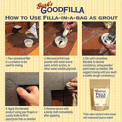GoodFIlla Ebony, 4 oz, Wood and Grain Filler powder, Stainable, Paintable, Sandable, Versatile | Zero Waste