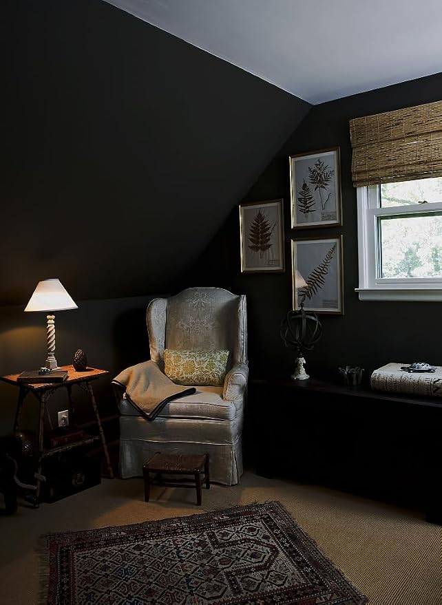 Safiyya Peel and Stick Wallpaper Black 314.9"x17.7" | Removable, Self Adhesive, Waterproof, Textured, Renter Friendly, Solid Color
