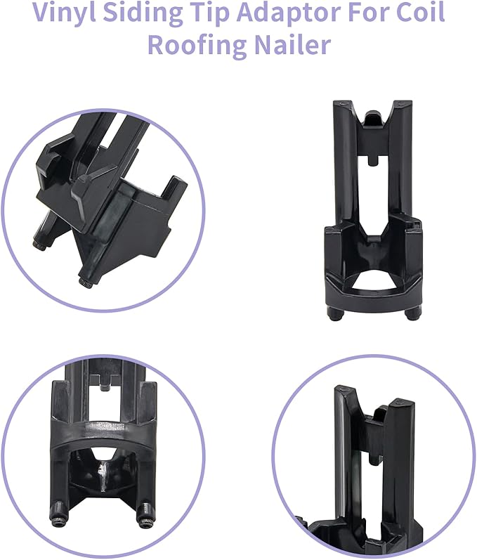 Vinyl Siding Tip Adaptor for Coil Cordless Roofing Nailer Vinyl Siding Adaptor