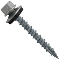 10 x 1-1/2" NO Paint Metal Roofing Screws - Hex Washer Head- Self-Starting/Tapping - EPDM Washer. 1 x 250 Count Bag - 250 Screws