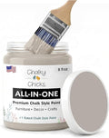 Chalky Chicks Chalk Paint - Chalk Paint for Furniture, Craft Paint, Cabinet Paint, Wood Paint, and Furniture Paint, Spray Paint-Ready for Home Decor - Wolf Gray (Gray/Beige) 8 Fl Oz (Pack of 1)