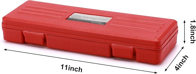 MIXPOWER 13 Pieces 3/8-Inch Drive Deep Impact Socket Set, 7mm to 19mm, CR-V, Metric, 6 Point, Deep, 13 Pieces 3/8" Dr. Socket