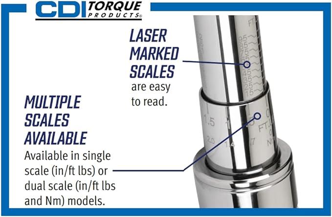 Cdi CDI Torque Wrench,1Dr,200-1000 ft.-lb.,70 in 10005MFRMH - 1 Each