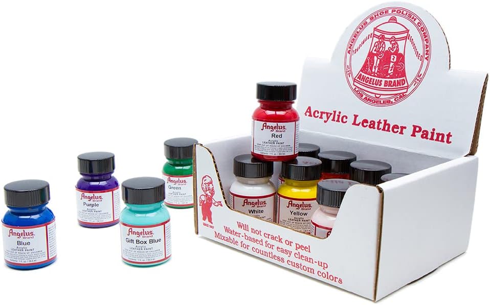 Angelus Brand Acrylic Leather Paint High Gloss Finisher No. 610 - 4oz, Packaging may vary