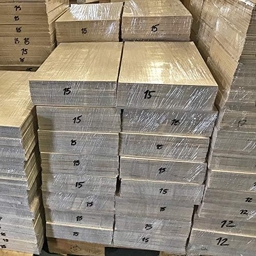 6mm 1/4" x 12" x 20" B/BB Baltic Birch Plywood (15pcs) - Perfect for Arts & Crafts, School & DIY Projects, Drawing, Painting, Wood Engraving, Burning & Laser Projects - Cherokee Wood Products (15)