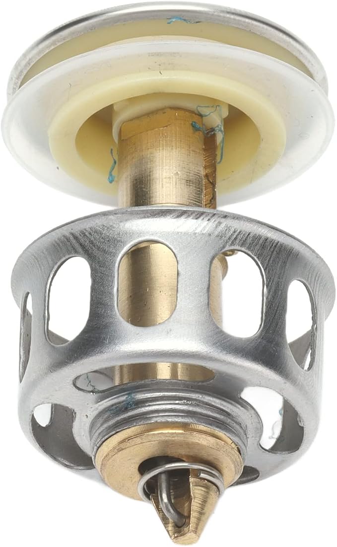 Bathroom Folding Drain Filter - Copper & Stainless Steel, Push-Pull Bounce Core, Clog Prevention for Shower & Sink, & Easy to Clean