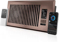 AC Infinity AIRTAP T4 Bronze, Register Booster Fan for 4” x 10” Vents, Thermostat Control Improves Heating & Cooling, Quiet 10-Speed Remote Control & Bluetooth App. ONLY FITS 4” x 10” Duct Openings