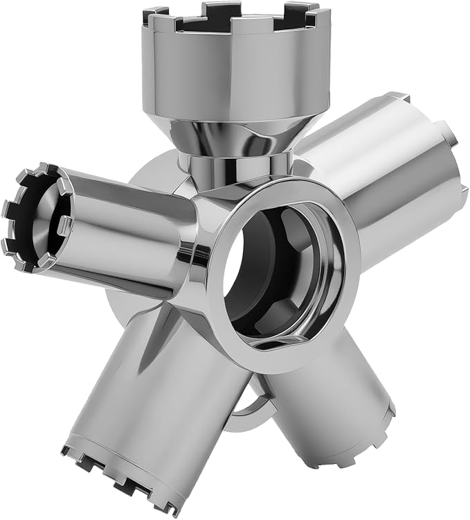 Upgraded Metal 10-in-1 Faucet Aerator Tool - Heavy-Duty Removal Key for M16.5-M28 Sizes, Hidden Thread/Housing Aerators, Home Plumbing Repair Must-Have