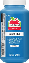 Apple Barrel Acrylic Paint in Assorted Colors (16 Ounce), 21143 Bright Blue