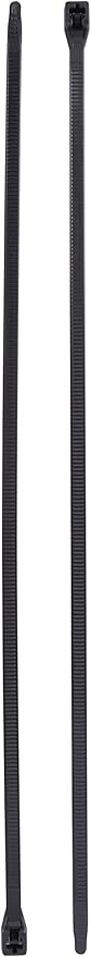 Gardner Bender 46-415UVB Heavy-Duty Cable Tie, 15 inch, 120 lb, Electrical Wire and Cord Management, Nylon Zip Tie, 50 Pk, UV Resistant Black