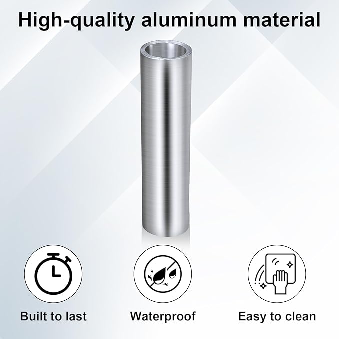 Therwen 1 Roll Aluminum Flashing Roll Metal Aluminum Roof Panels 0.2 mm Thickness Roof Flashing Strip for Sealing Windows Doors Siding Backyard Stains Moss and Mildew Prevention (20" x 10')