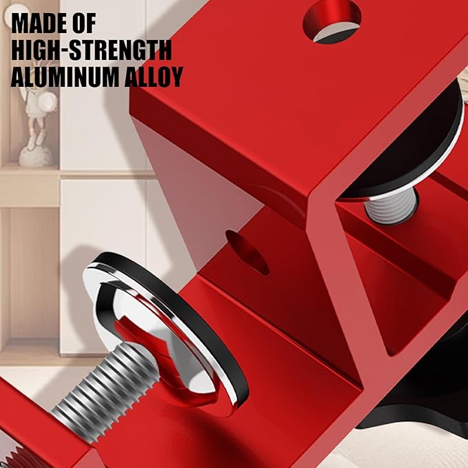 0-25mm Woodwork Clamp Closure Scriber Wardrobe Marking Clamping Jig Aluminum Alloy Fixing Clip for Carpentry Woodworking
