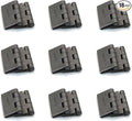 Heavy Duty Weldable 9 Pairs 4" x 4" Gate Hinges-Steel Butt Hinge/HVY Gates Doors