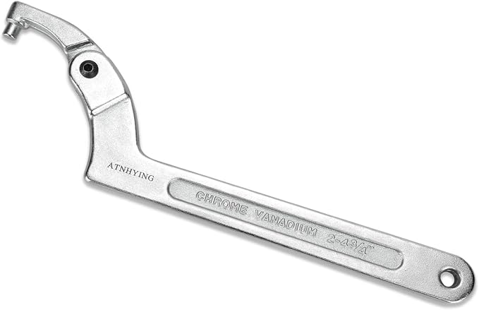 4 pcs Spanner Wrench Set, Adjustable C Pin Spanner Hook Wrench Tool for Machine Tools, Vehicles, Mechanical Equipments (4pcs special size)