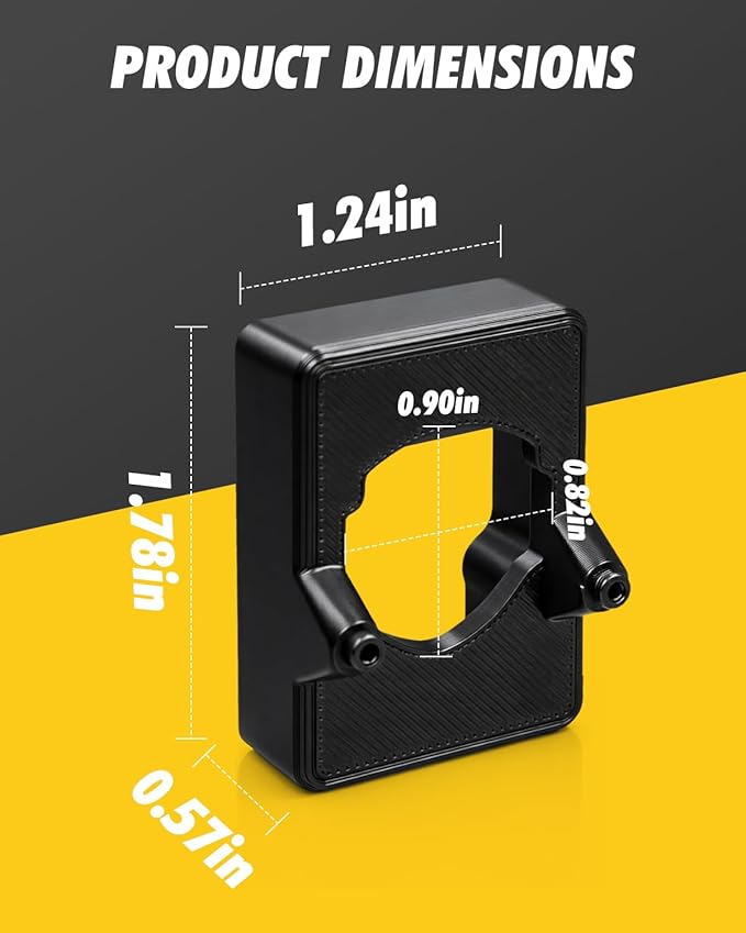 Vinyl Siding Adapter Tips for DeWalt DCN45RN Roofing Nailer (2 Pack Horizontal), Compatible with DCN45RNB & DCN45RND1, Roofing Nailer Siding Attachment for Precise Installation