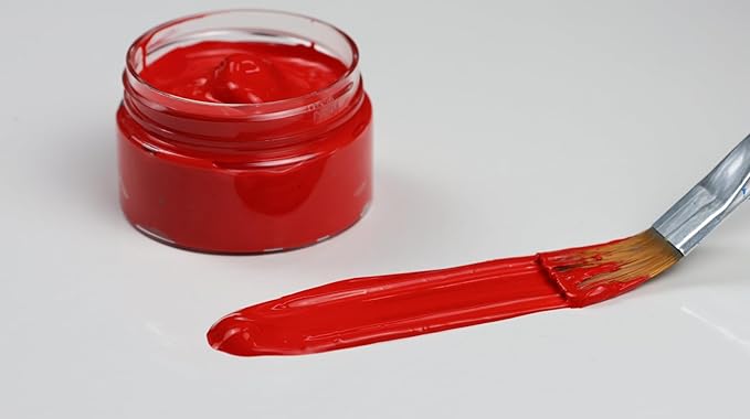 DGAGA Metallic Acrylic Paint,Metallic Red Paints,1.69 OZ/Jar,Chalk Paste Metallics,Metal Ink for Crafts Color-shifting Glass Paint,Blendable,Paints on Rocks,Wood,Canvas,Fabric,Ceramic