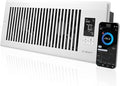 AC Infinity AIRTAP T4 White, Register Booster Fan for 4” x 12” Register Holes, Improves Heating & Cooling Vents, Quiet 10-Speeds, Bluetooth App Control Data Alerts. ONLY FITS 4” x 12” Duct Openings