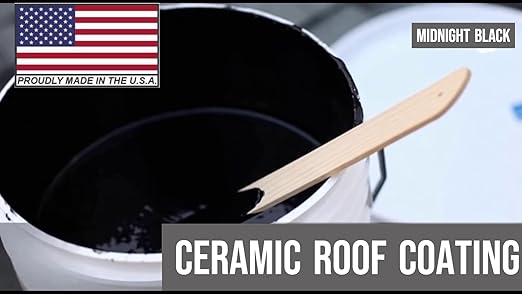 SUPERMAX Elastomeric Roof Coating (Midnight Black, 1 Gallon)