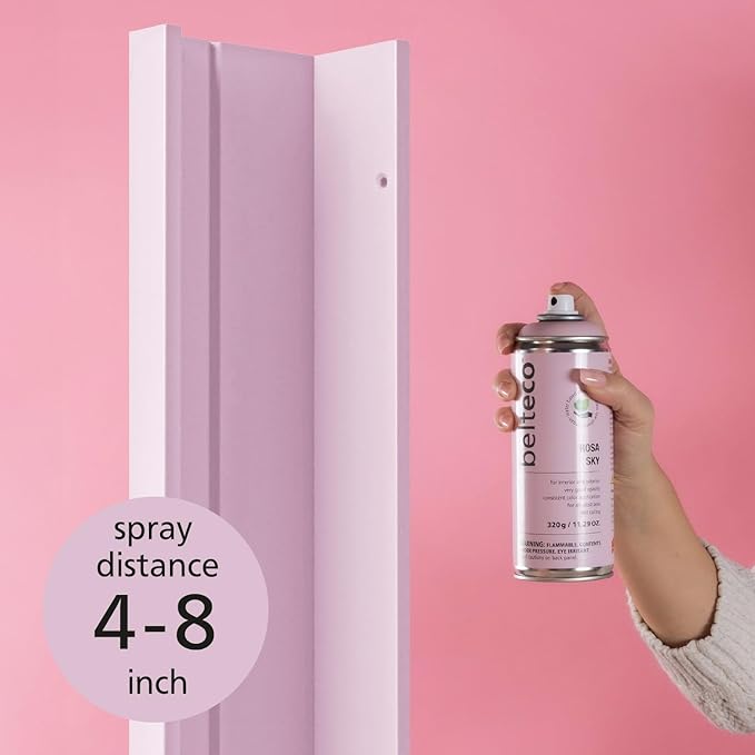 Rosa Sky Spray Paint | Water based & Odorless | Eco-Friendly & Vegan | Weather & UV-Resistant | For all Substrates | Fast Drying with High Coverage | For Indoor/Outdoor Use