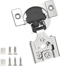 Chibery 60 Pack 3/8" Overlay 3D Soft Close Concealed Hinge for Face Frame Door, Smooth Slow Self Closing Hinges, Satin Nickel, Hidden 105° Open Angle Stainless Steel Hinge for Kitchen Cabinet Door