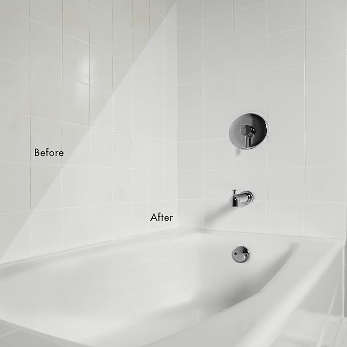 Rust-Oleum 385280 Tub And Tile Refinishing 2-Part Kit, Satin Coastal Fog
